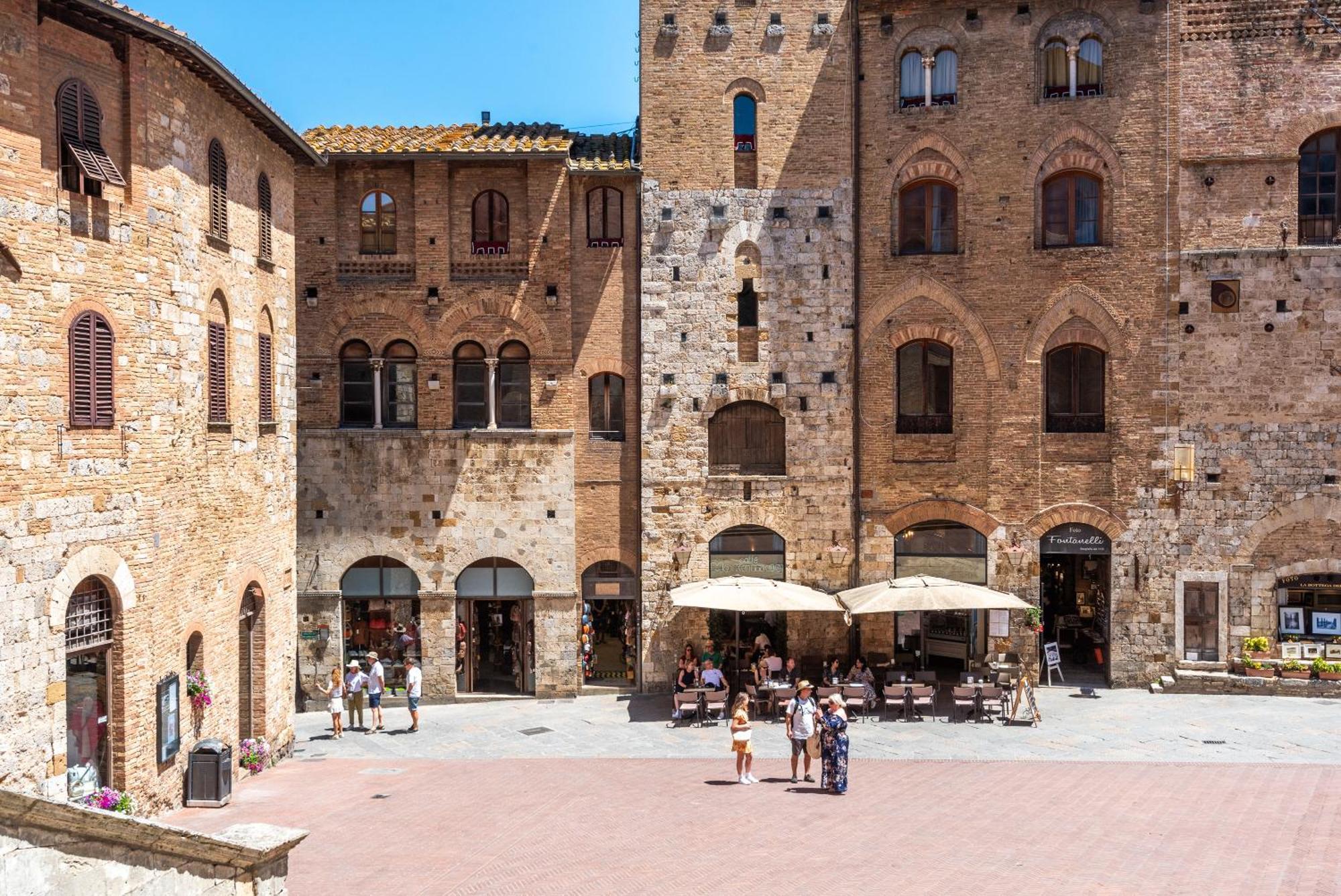 Il Teatro Lägenhet San Gimignano Exteriör bild