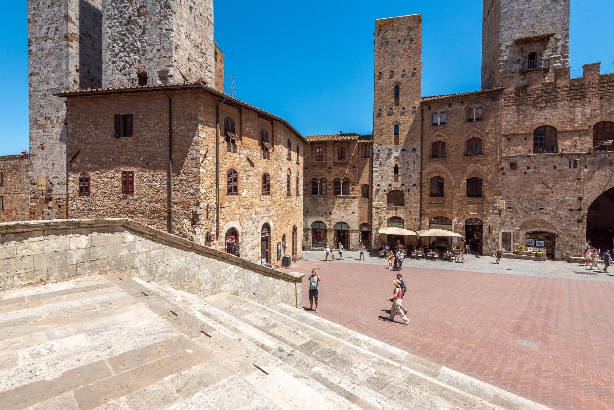 Il Teatro Lägenhet San Gimignano Exteriör bild